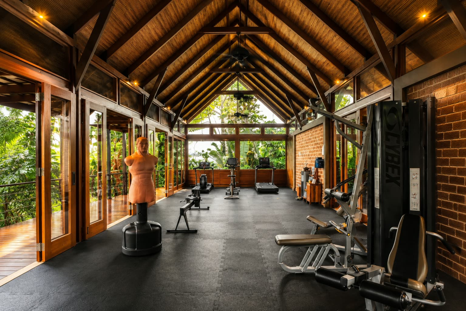 Strength training area